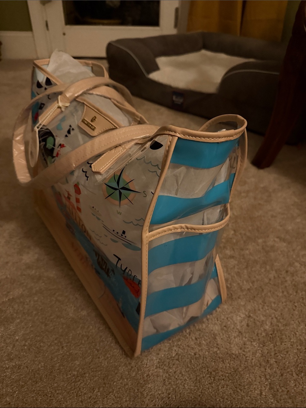 Spartina 449 Sea Islands Clear Beach Tote - Picture 4 of 4